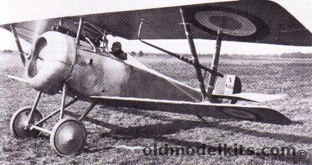 SAW 1/24 Nieuport 17 plastic model kit